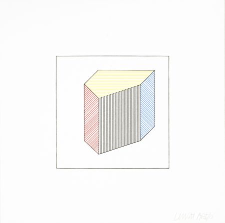 Screenprint Lewitt - Twelve Forms Derived From a Cube 39