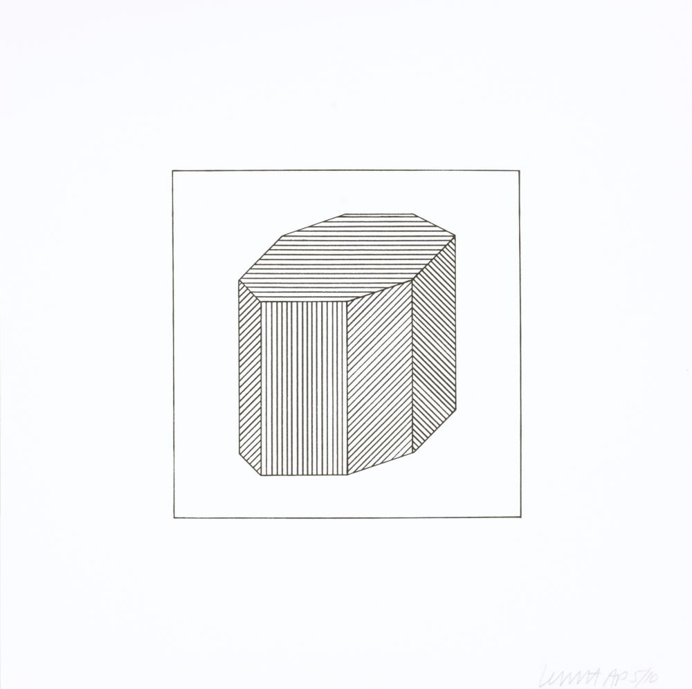 Screenprint Lewitt - Twelve Forms Derived From a Cube 44