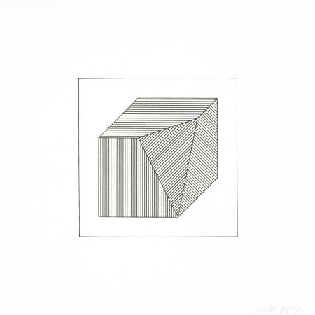 Screenprint Lewitt - Twelve Forms Derived From a Cube 46