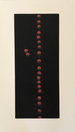 Mezzotint Hamaguchi - Twenty-two Cherries (Set of 7)