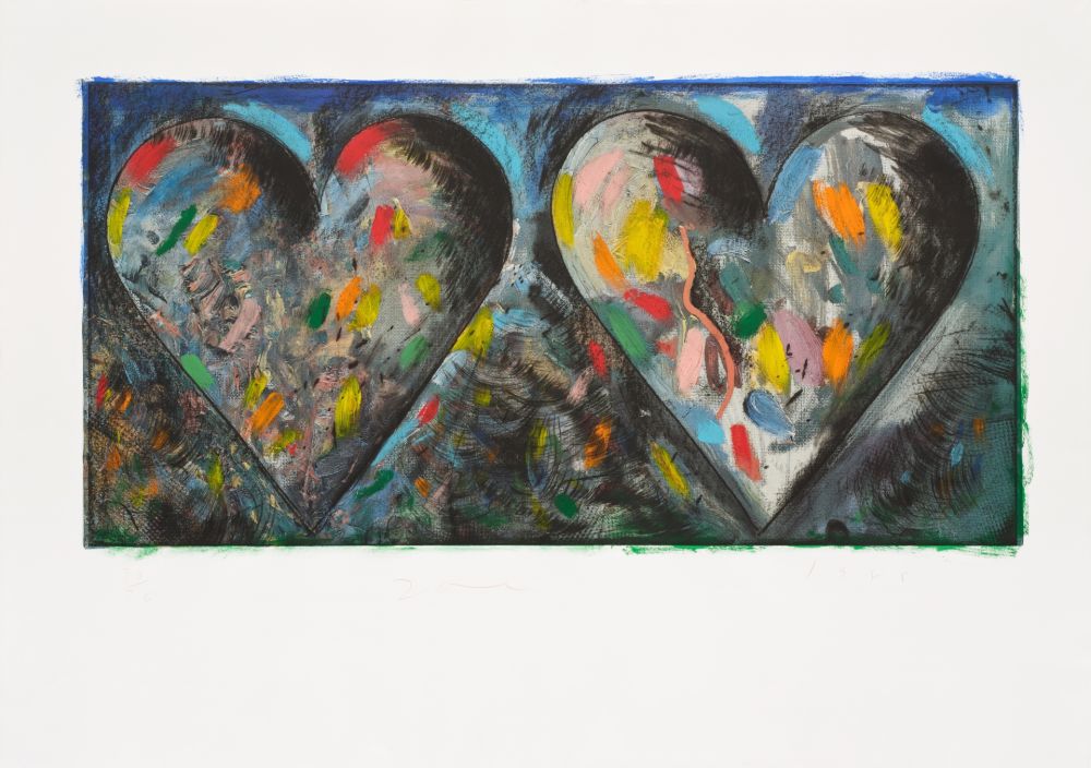 Etching Dine - Two Hearts for the Moment