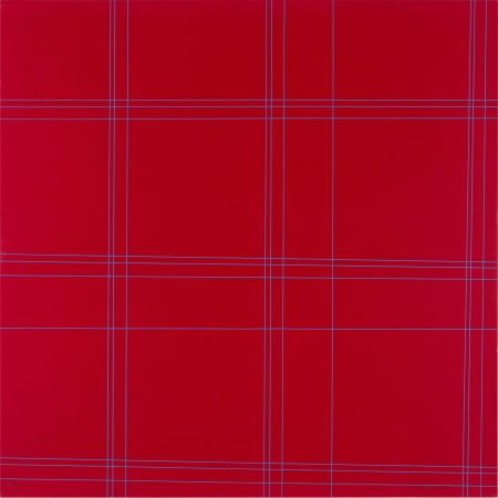 Lithograph Morellet - TWO PATTERNS OF PERPENDICULAR LINES - EXACTA FROM CONSTRUCTIVISM TO SYSTEMATIC ART 1918-1985