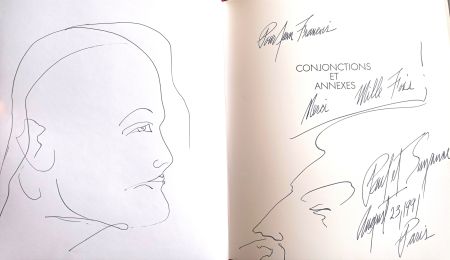 No Technical Jenkins - Two Portraits in Ink, signed and dated - Conjonctions et Anexes, 1991