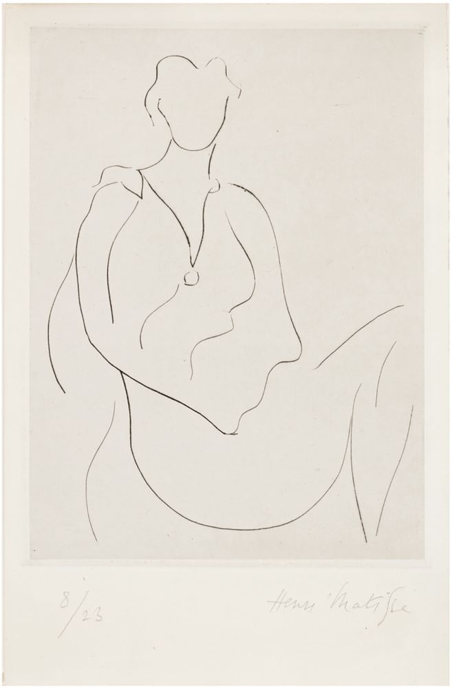 Illustrated Book Matisse - Tzara - Matisse. MIDIS GAGNÉS : EXEMPLAIRE DE TÊTE, AVEC L'EAU-FORTE ORIGINALE SIGNÉE DE MATISSE (1938)