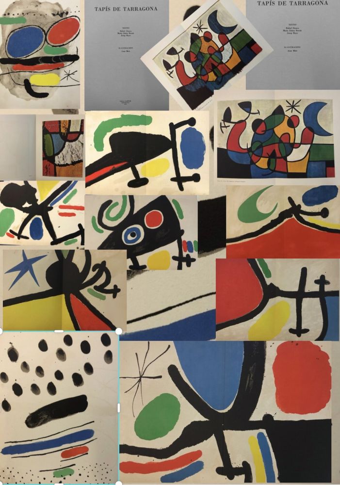 Lithograph Miró - Tápis de Tarragona