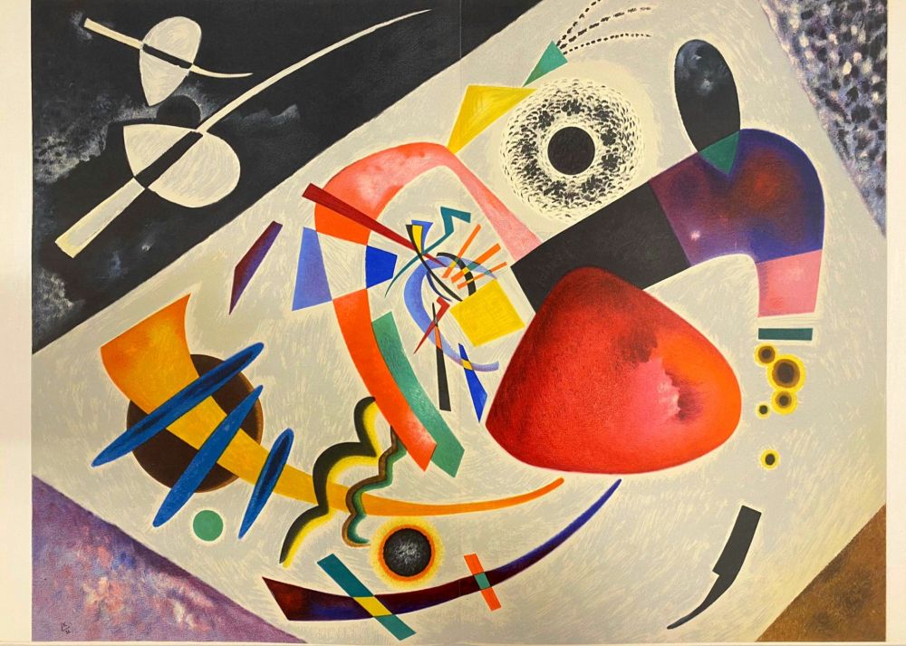 Lithograph Kandinsky - Tâche rouge