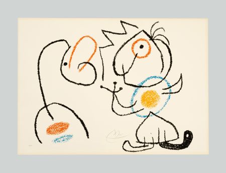 Lithograph Miró - Ubu aux Baleares