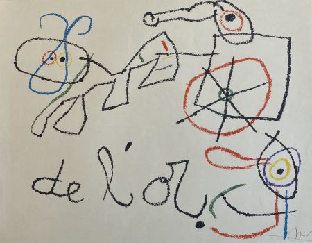 Lithograph Miró - Ubu aux Baleares I