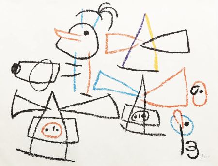 Lithograph Miró - Ubu aux Baléares