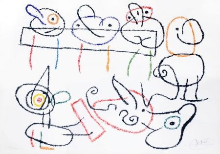 Lithograph Miró - Ubu Aux Baléares