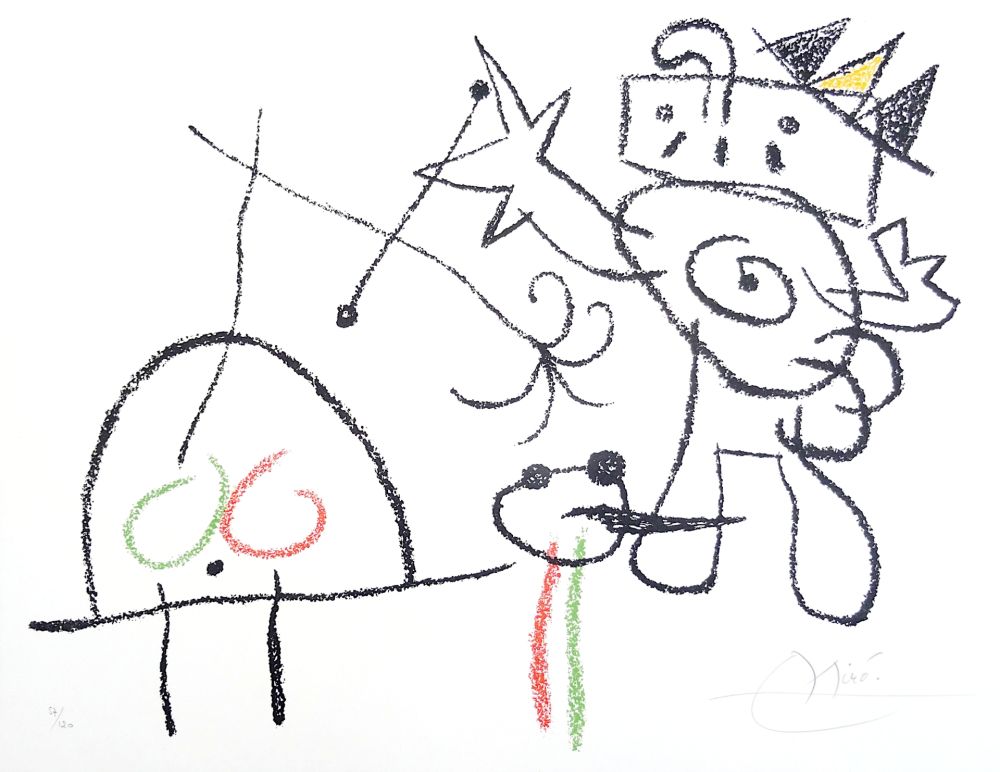 Lithograph Miró - Ubu aux baléares 17