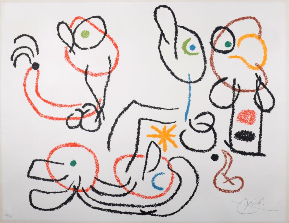 Lithograph Miró - Ubu aux Baléares, 1971 - Original lithograph (Hand-signed!)