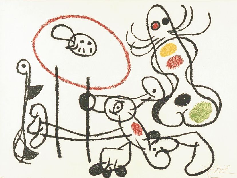 Lithograph Miró - UBU ON THE BALEARIC ISLANDS