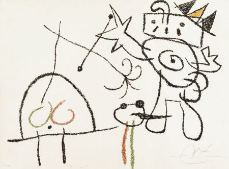 Lithograph Miró - UBU ON THE BALEARIC ISLANDS