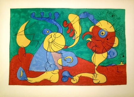 Lithograph Miró - Ubu Roi