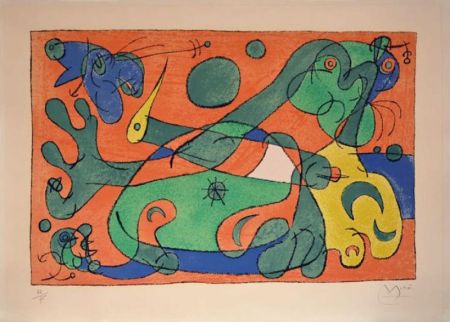 Lithograph Miró - Ubu roi