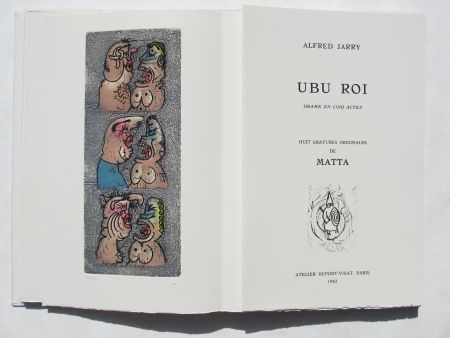 Etching And Aquatint Matta - Ubu Roi. Drame en cinq Actes