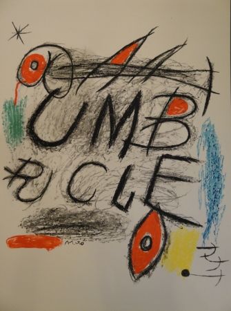 Lithograph Miró - Umbracle