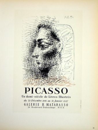 Lithograph Picasso (After) - Un Demi Siecles de Livres Illustrés