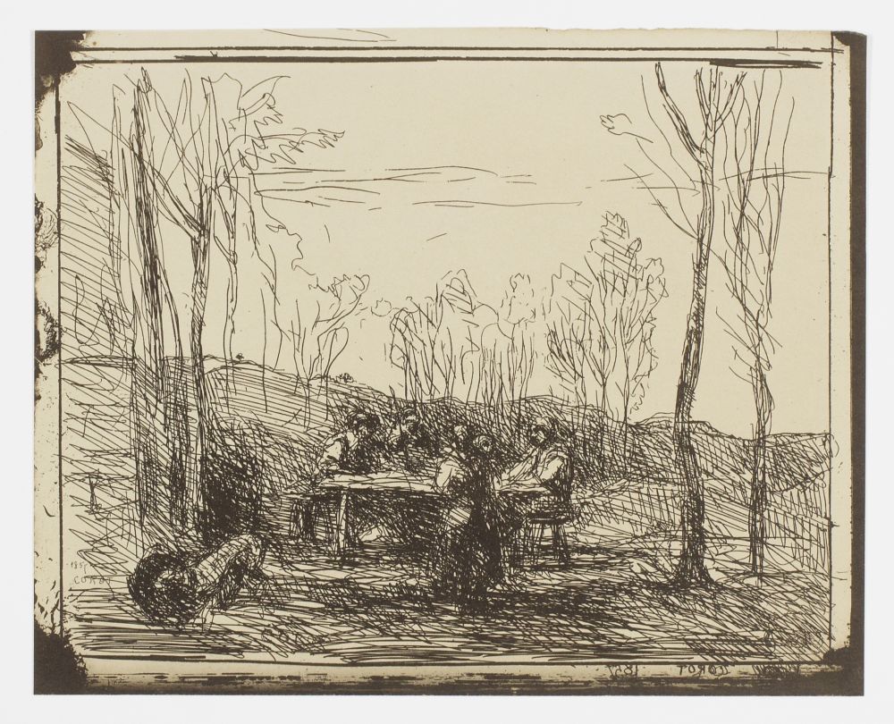 No Technical Corot - Un Déjeuner dans la Clairière (Luncheon in the Clearing)