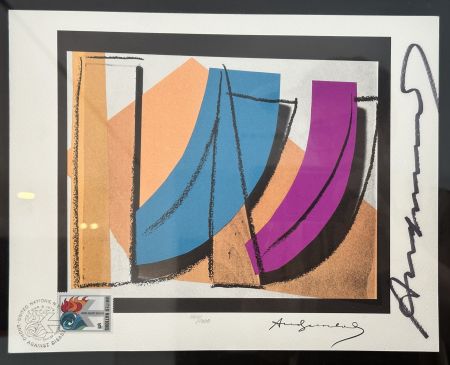 Screenprint Warhol - U.N. Stamp (FS II.185)