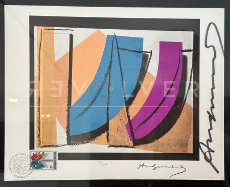 Lithograph Warhol - U.N. Stamp (FS II.185)