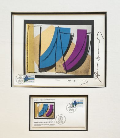 Lithograph Warhol - U.N. Stamp, II.185