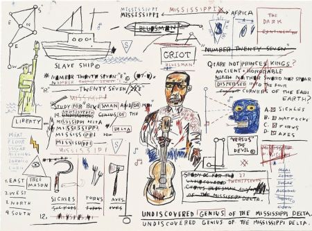Screenprint Basquiat - Undiscovered Genius