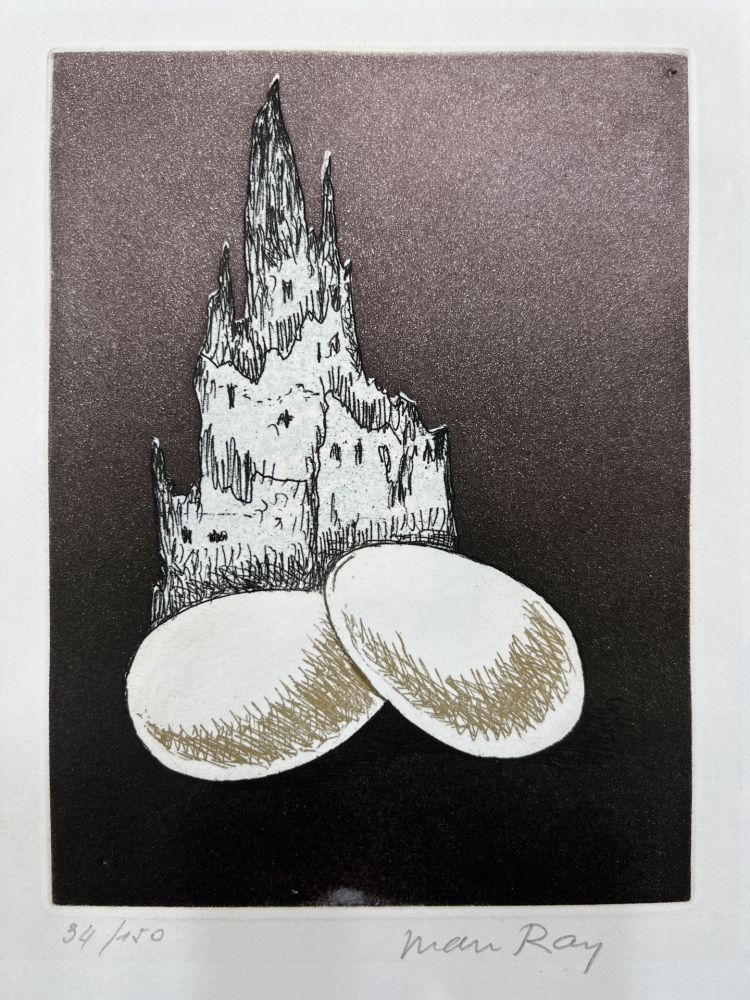 Etching And Aquatint Ray - Une cathédrale , from the series “Electro-Magie