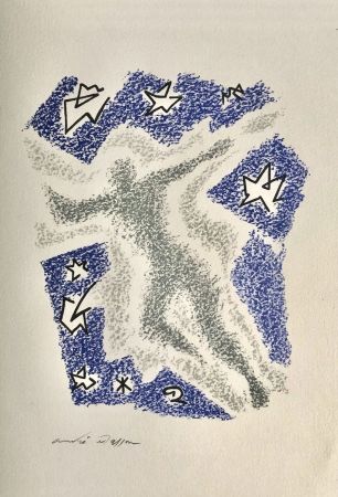 Lithograph Masson - Une étoile de craie