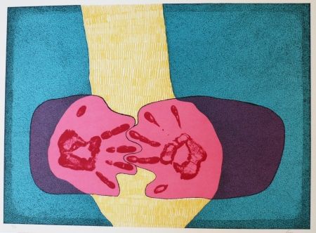 Lithograph Serrano - Unidad de manos