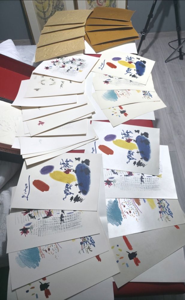 Illustrated Book Picasso - Unique copy of Chant funèbre pour Ignacio sánchez mejías 