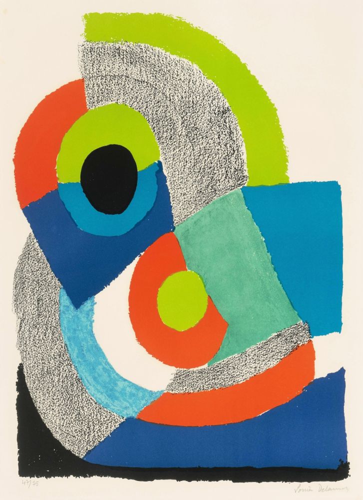 Lithograph Delaunay - Untitled