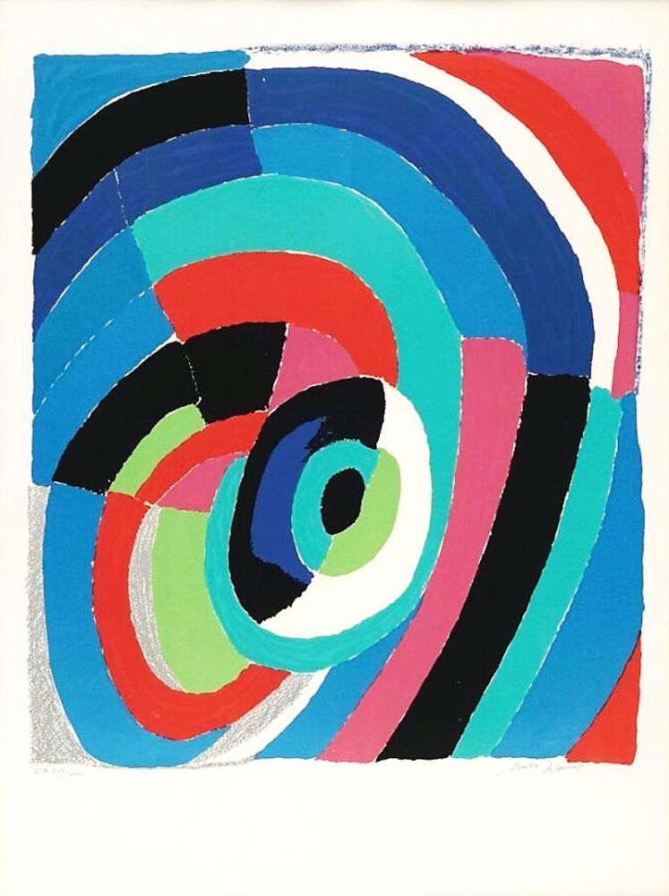 Lithograph Delaunay - Untitled