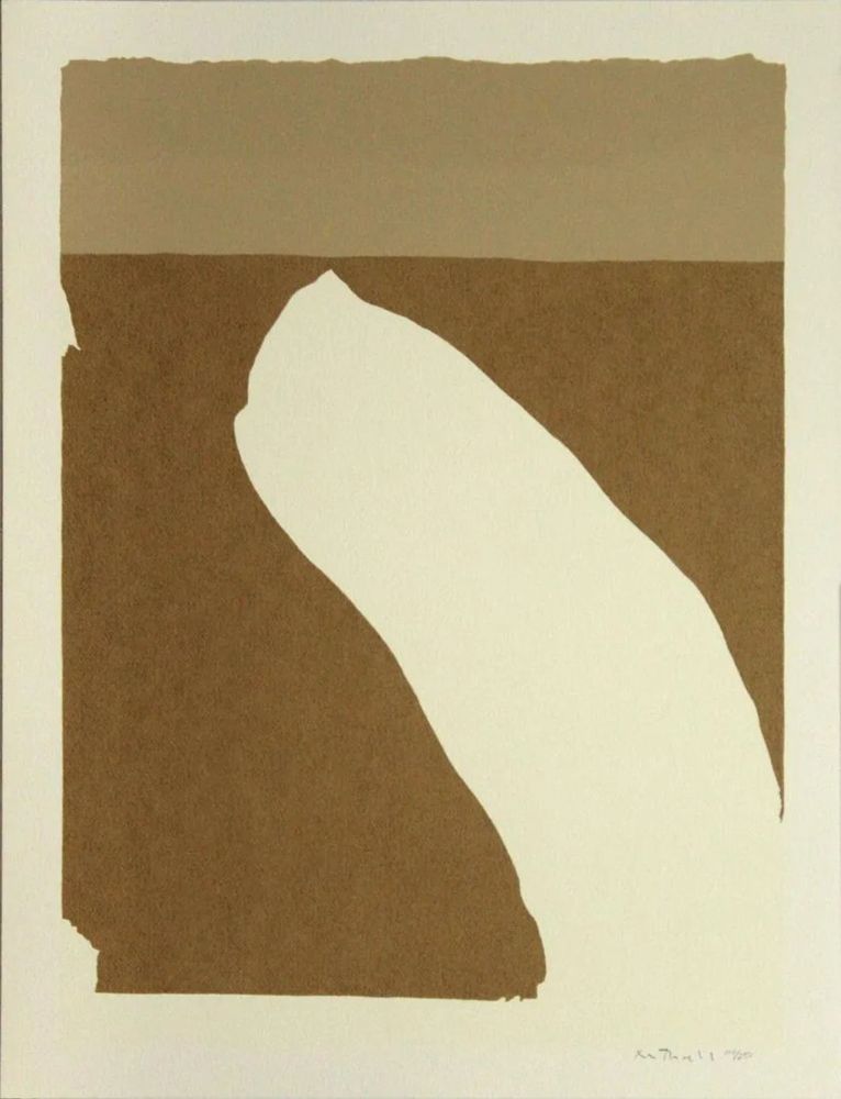 Lithograph Motherwell - Untitled