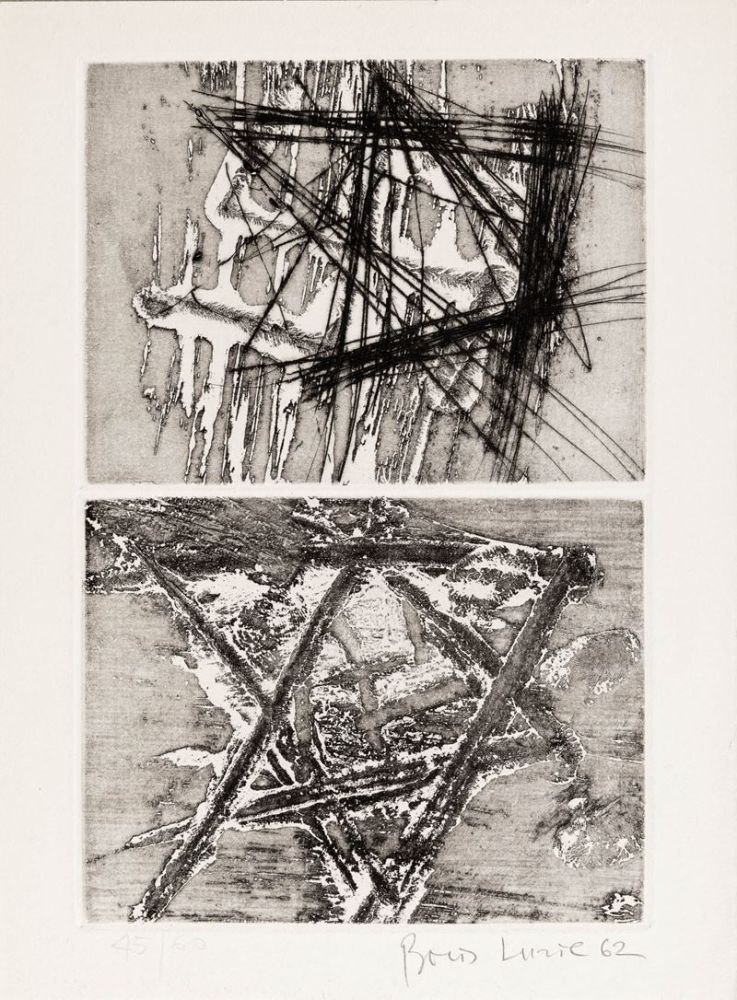 Etching And Aquatint Lurie - Untitled