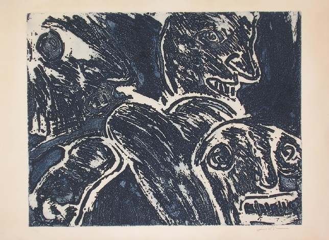 Etching Lindstrom - UNTITLED