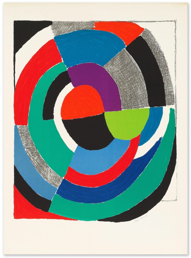 Lithograph Delaunay - Untitled