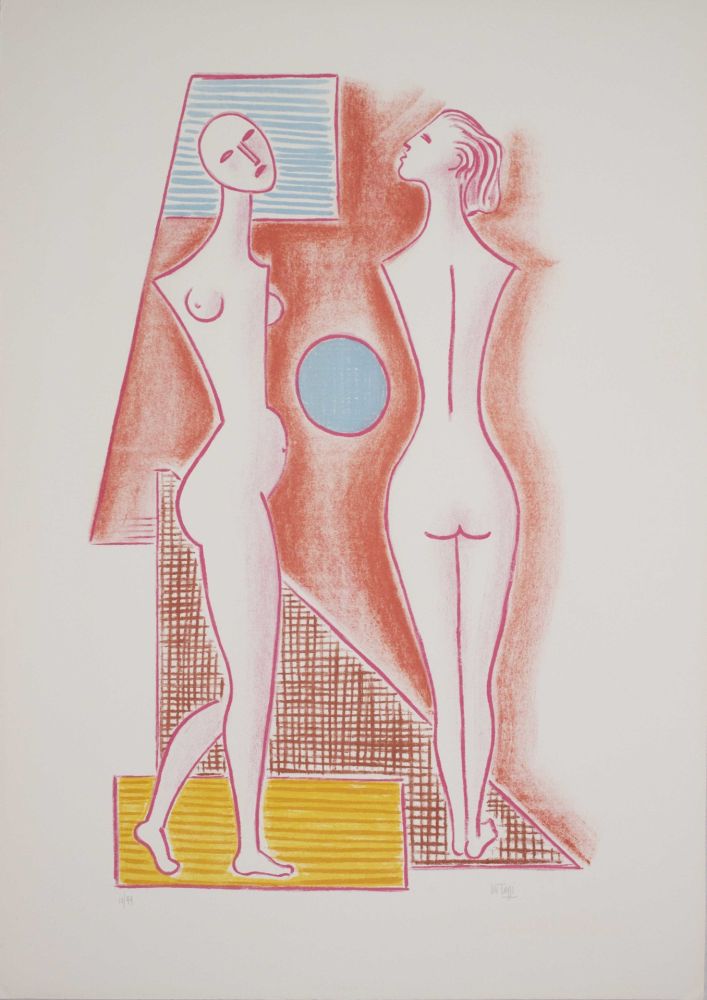 Lithograph Tozzi - Untitled