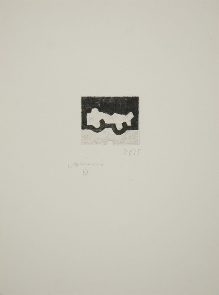 Engraving Chillida - Untitled