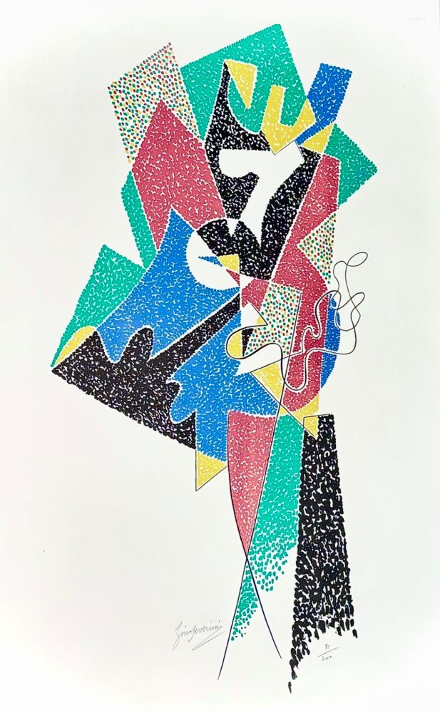 Lithograph Severini - Untitled 