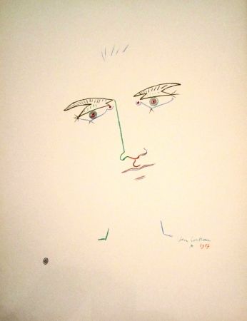 Lithograph Cocteau - Untitled