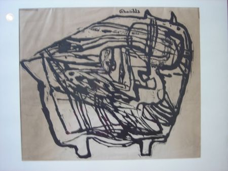 Lithograph Corneille - Untitled