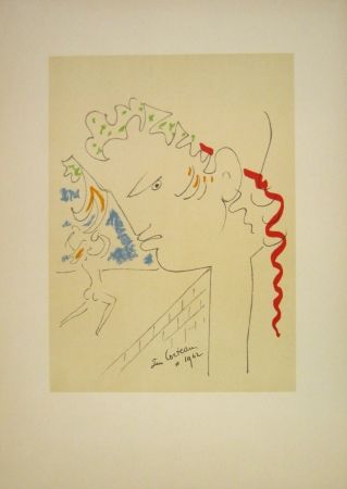 Lithograph Cocteau - Untitled