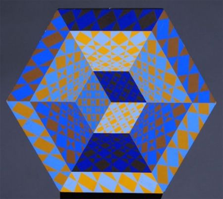 No Technical Vasarely - Untitled