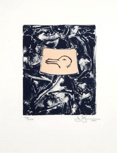 Lithograph Johns - Untitled