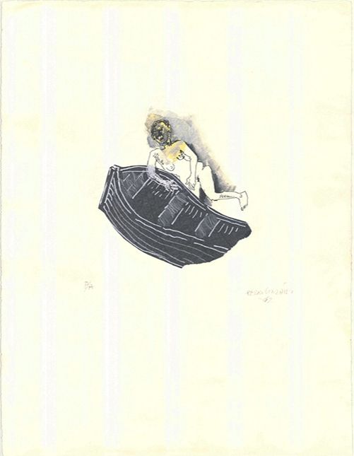 Lithograph González - Untitled