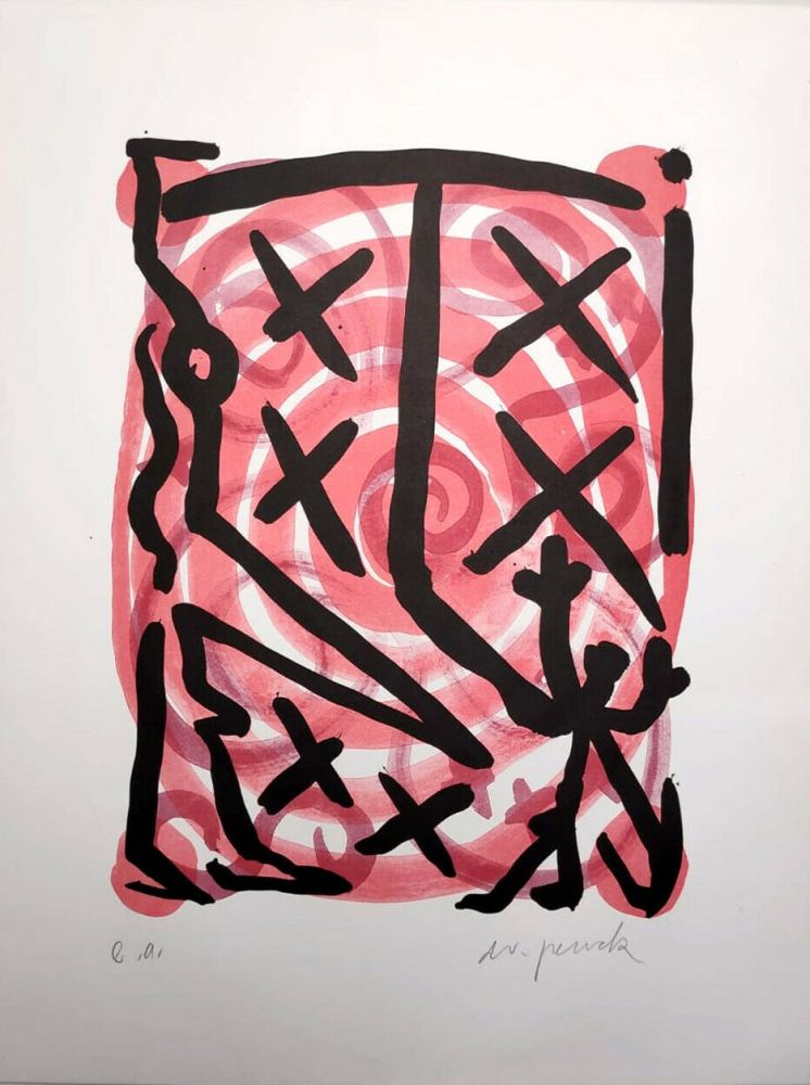 Lithograph Penck - Untitled