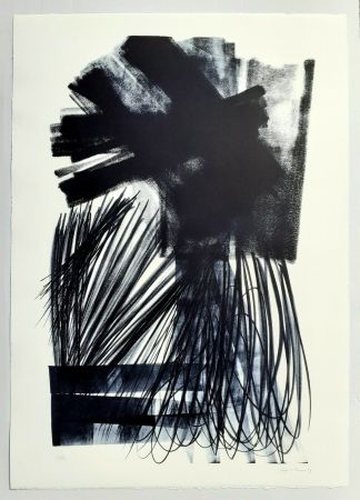 Lithograph Hartung - UNTITLED