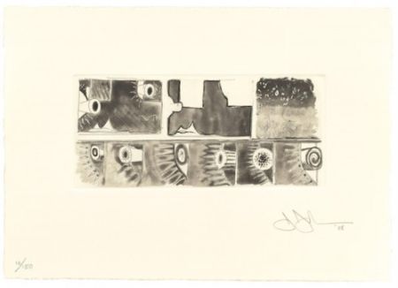 Etching Johns - Untitled 
